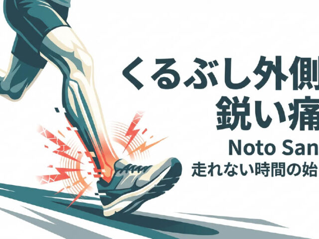 ランニングで足首の外側が痛い！腓骨筋腱炎とは？